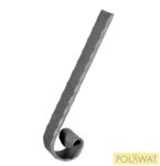 kovácsoltvas korlátvég 350x100 40x8mm