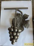szőlőfürt levéllel nagy 200x140mm
