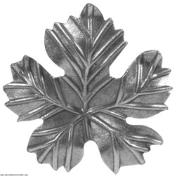 szőlő levél legnagyobb 150x140x2,5mm