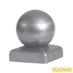 oszlopfedő oszlopsapka négyzet 120x120 golyó Ø120mm