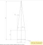 csúcshegy tüske esztergált ø12x60mm haidekker hálós kerítésre rendelésre!!!